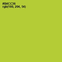 #B4CC36 - Key Lime Pie Color Image