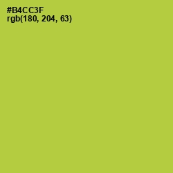 #B4CC3F - Key Lime Pie Color Image