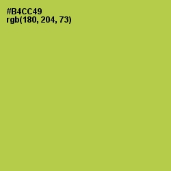 #B4CC49 - Conifer Color Image