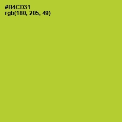 #B4CD31 - Key Lime Pie Color Image