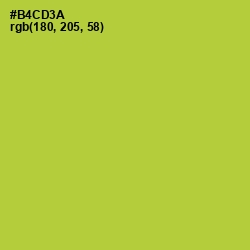 #B4CD3A - Key Lime Pie Color Image