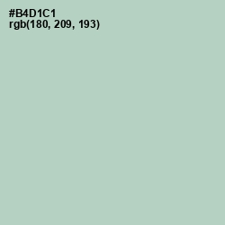 #B4D1C1 - Surf Color Image