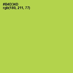 #B4D34D - Conifer Color Image