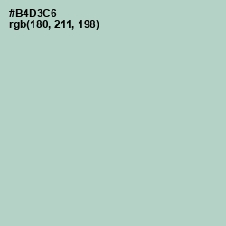 #B4D3C6 - Jet Stream Color Image