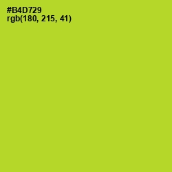 #B4D729 - Key Lime Pie Color Image