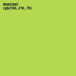 #B4D84F - Conifer Color Image