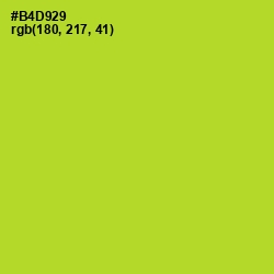 #B4D929 - Key Lime Pie Color Image