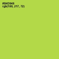 #B4D948 - Conifer Color Image