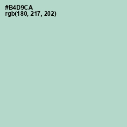 #B4D9CA - Jet Stream Color Image