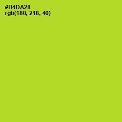 #B4DA28 - Key Lime Pie Color Image