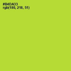 #B4DA33 - Key Lime Pie Color Image