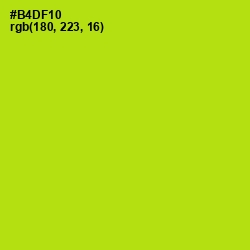 #B4DF10 - Fuego Color Image