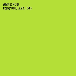 #B4DF36 - Key Lime Pie Color Image