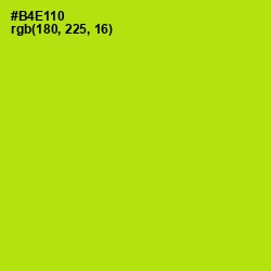 #B4E110 - Inch Worm Color Image