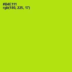 #B4E111 - Inch Worm Color Image