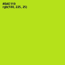 #B4E119 - Inch Worm Color Image