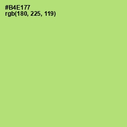 #B4E177 - Wild Willow Color Image