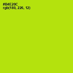 #B4E20C - Inch Worm Color Image