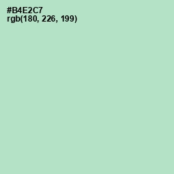 #B4E2C7 - Fringy Flower Color Image