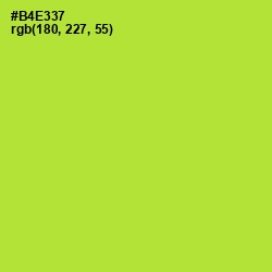 #B4E337 - Green Yellow Color Image
