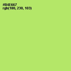 #B4E667 - Conifer Color Image