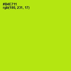 #B4E711 - Inch Worm Color Image