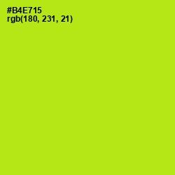 #B4E715 - Inch Worm Color Image