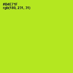 #B4E71F - Inch Worm Color Image