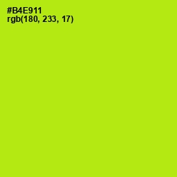 #B4E911 - Inch Worm Color Image