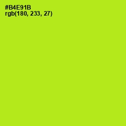 #B4E91B - Inch Worm Color Image