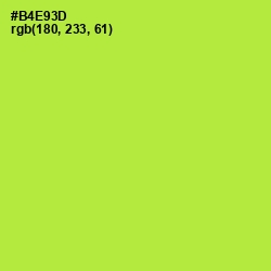 #B4E93D - Green Yellow Color Image