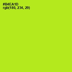 #B4EA1D - Inch Worm Color Image