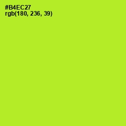 #B4EC27 - Green Yellow Color Image