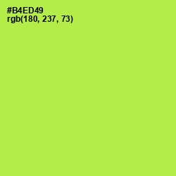 #B4ED49 - Conifer Color Image