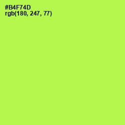 #B4F74D - Conifer Color Image