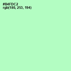 #B4FDC2 - Magic Mint Color Image