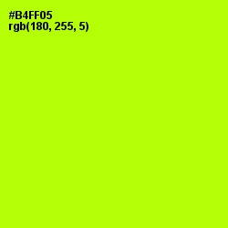 #B4FF05 - Lime Color Image