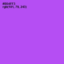 #B54FF3 - Lavender Color Image