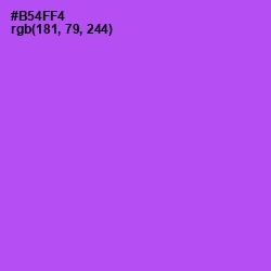 #B54FF4 - Lavender Color Image