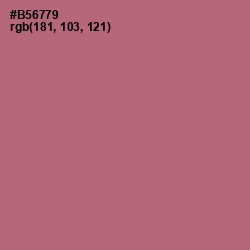 #B56779 - Coral Tree Color Image