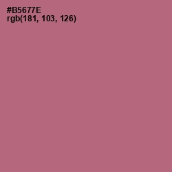 #B5677E - Coral Tree Color Image