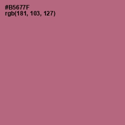 #B5677F - Coral Tree Color Image