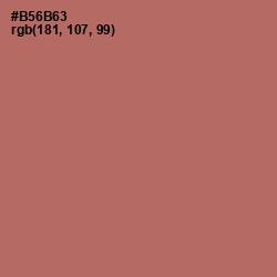 #B56B63 - Coral Tree Color Image