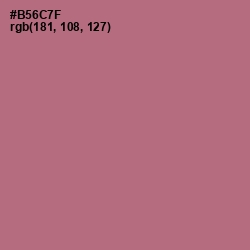 #B56C7F - Coral Tree Color Image