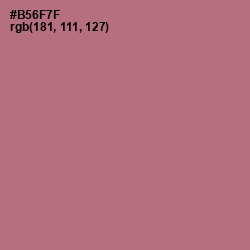 #B56F7F - Coral Tree Color Image