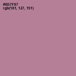 #B57F97 - Turkish Rose Color Image