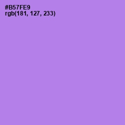 #B57FE9 - Lavender Color Image