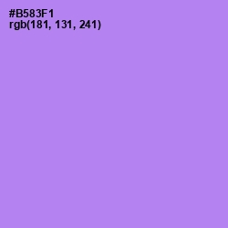 #B583F1 - Dull Lavender Color Image