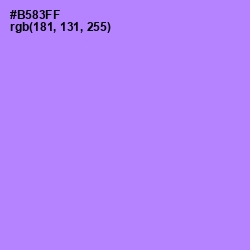 #B583FF - Dull Lavender Color Image