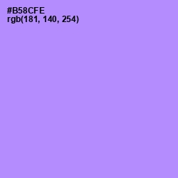 #B58CFE - Dull Lavender Color Image